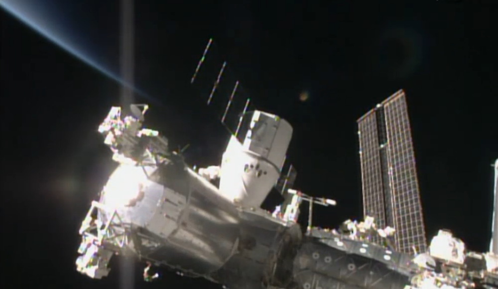 SpaceX Dragon Capsule Delivers Fresh Supplies to Space Station